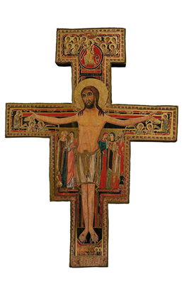 Icône Croix de saint François - 22 x 18 cm