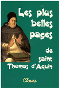 Les plus belles pages de saint Thomas d'Aquin