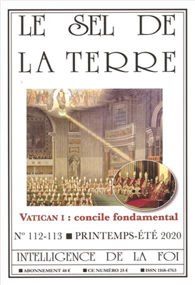 Le Sel de la Terre - Vatican I : Concile fondamental
