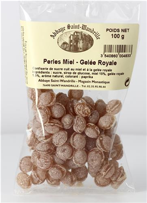 Bonbons perles de miel et de gelée royale (sachet de 100 g)