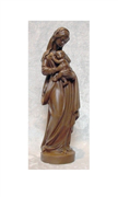 Statue de la très sainte Vierge Marie - Style Renaissance (Ton bois)