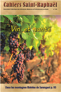 Vin et santé (Cahiers Saint-Raphael n° 150)
