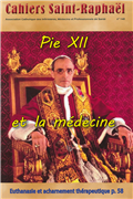 Pie XII et la médecine (Cahiers Saint-Raphaël n° 148)